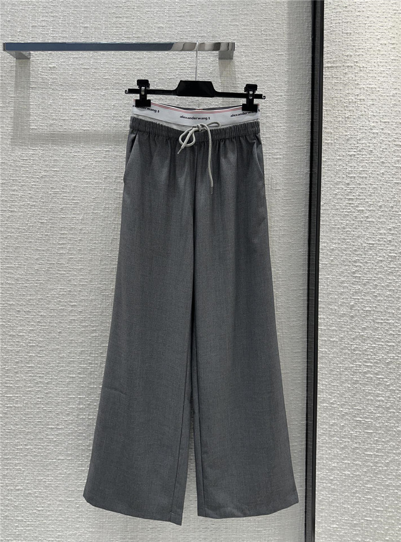 A1exa*der wang patchwork straight casual pants