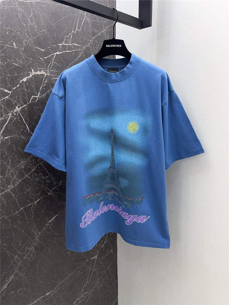 Ba1en*iaga distressed short sleeve t-shirt