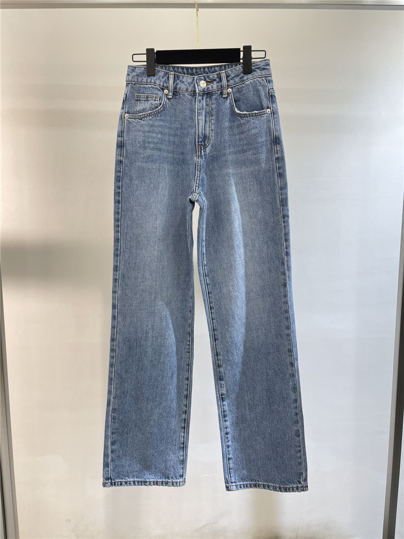 A1exa*der wang early spring new denim trousers
