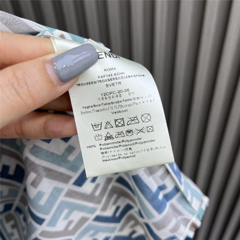 F**di see-through printed shirt