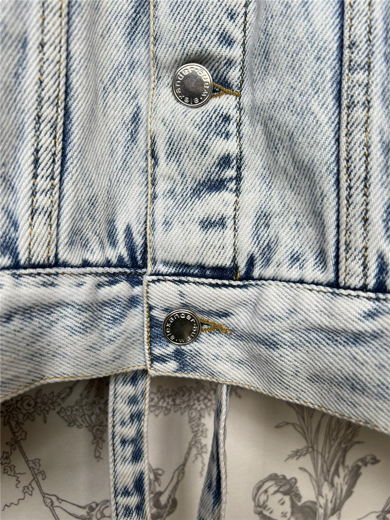 A1exa*der wang new retro denim jacket
