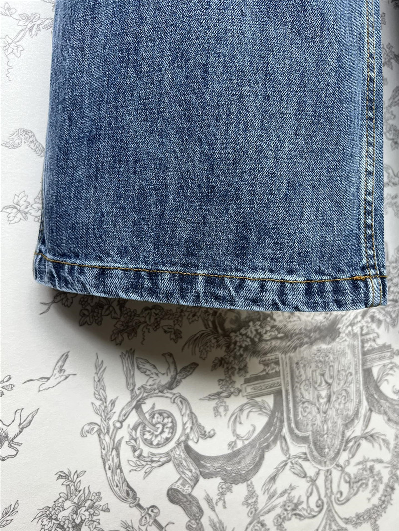 D10r new denim straight pants