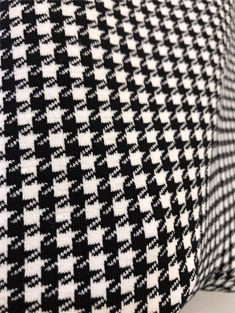D10r classic houndstooth cross-over swimsuit with straps
