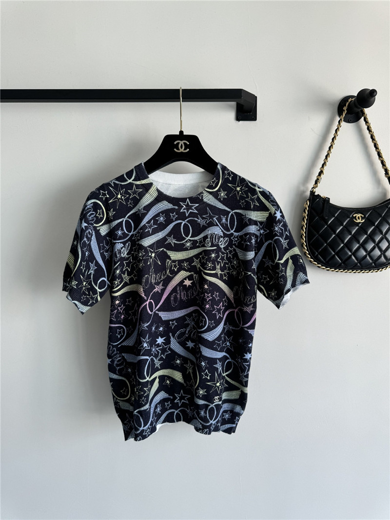 Ch**el new series short-sleeved tops