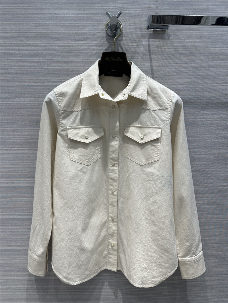 L0r0 P1ana right shoulder shirt