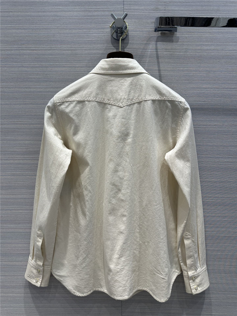 L0r0 P1ana right shoulder shirt