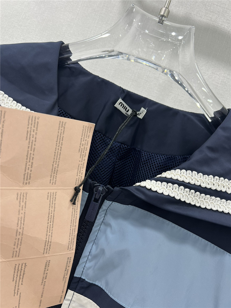 M1um1u new spring and summer navy suit