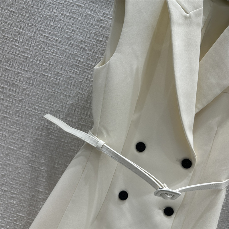 D10r new double breasted vest dress