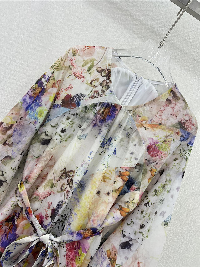 zimm straight printed dress