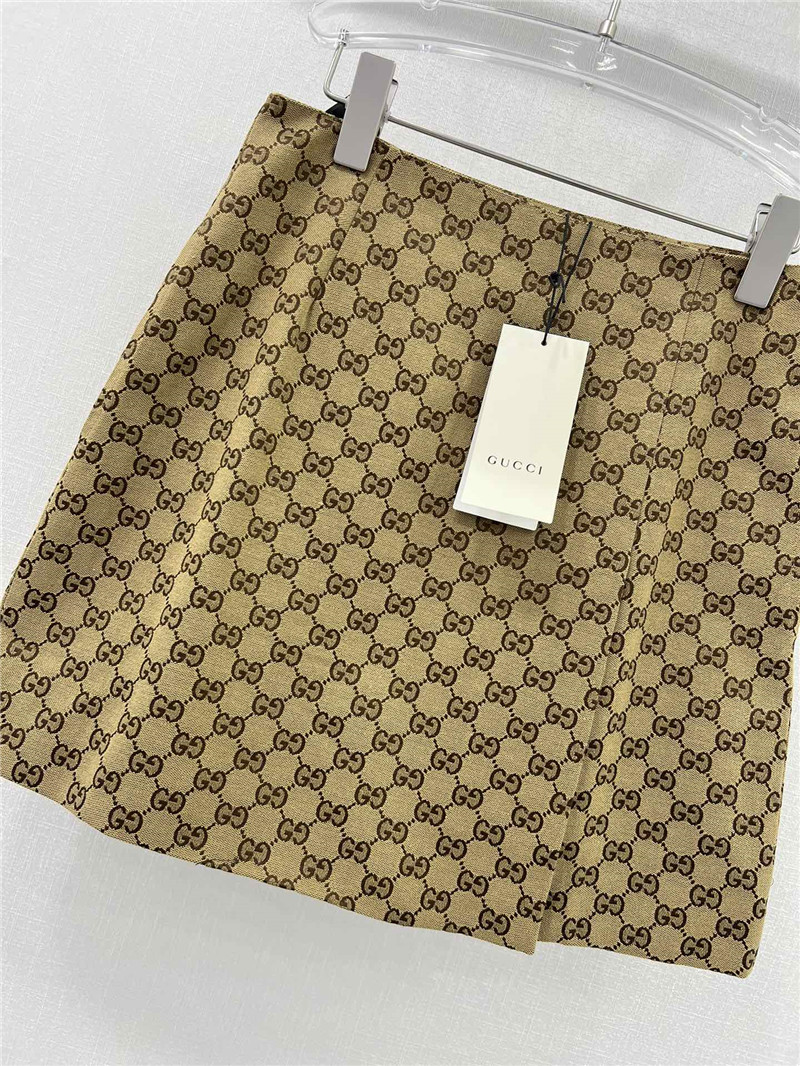 Gvc*1 double g presbyopia jacquard a-line mini skirt