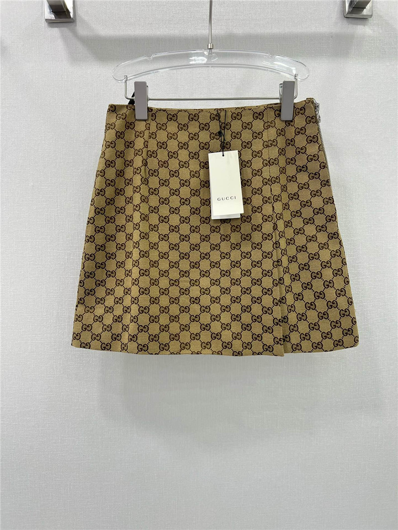 Gvc*1 double g presbyopia jacquard a-line mini skirt