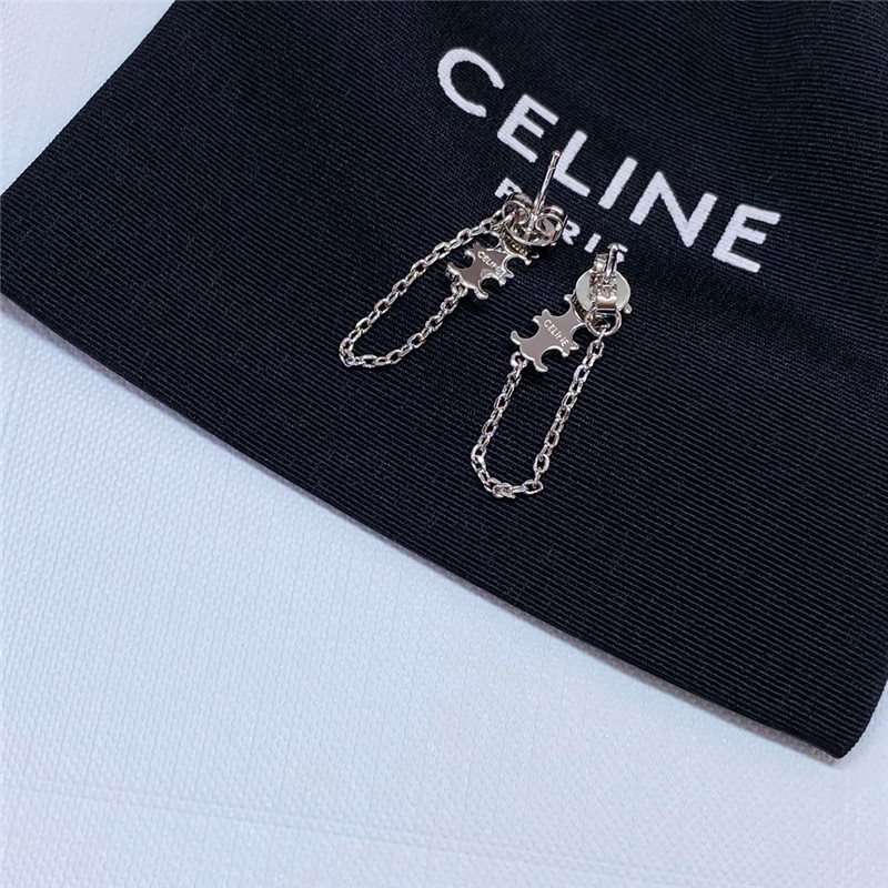 Ce1i*e arc de triomphe chain tassel earrings