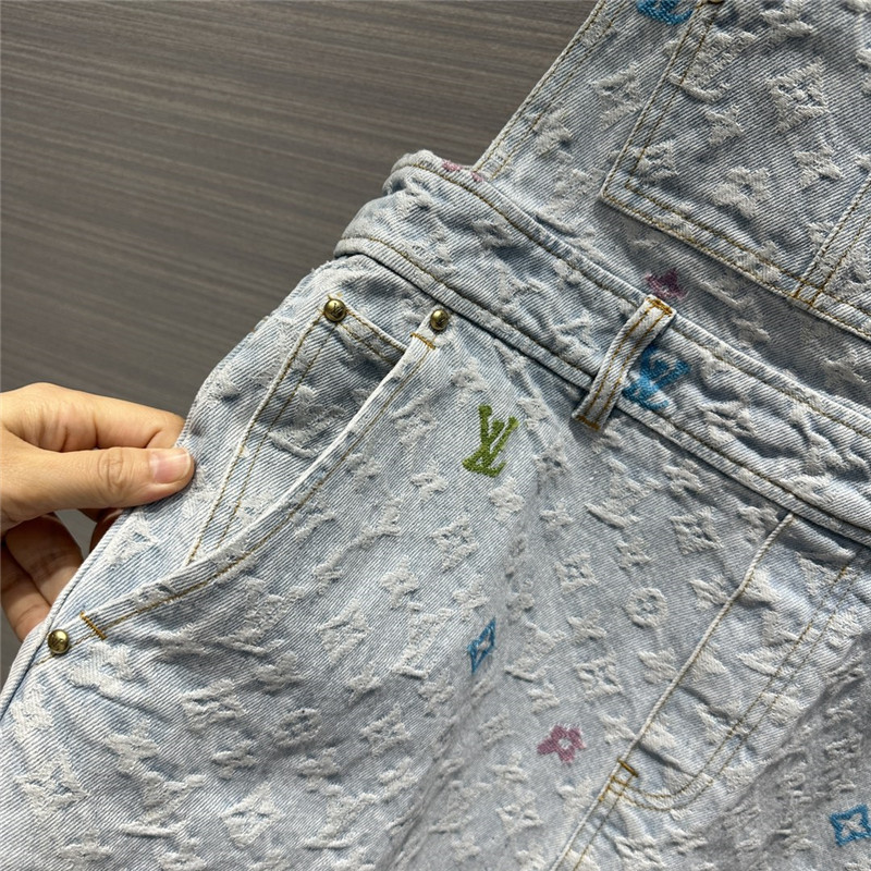 l0vis Vvtt0n lv denim suspender skirt replica d&g clothing