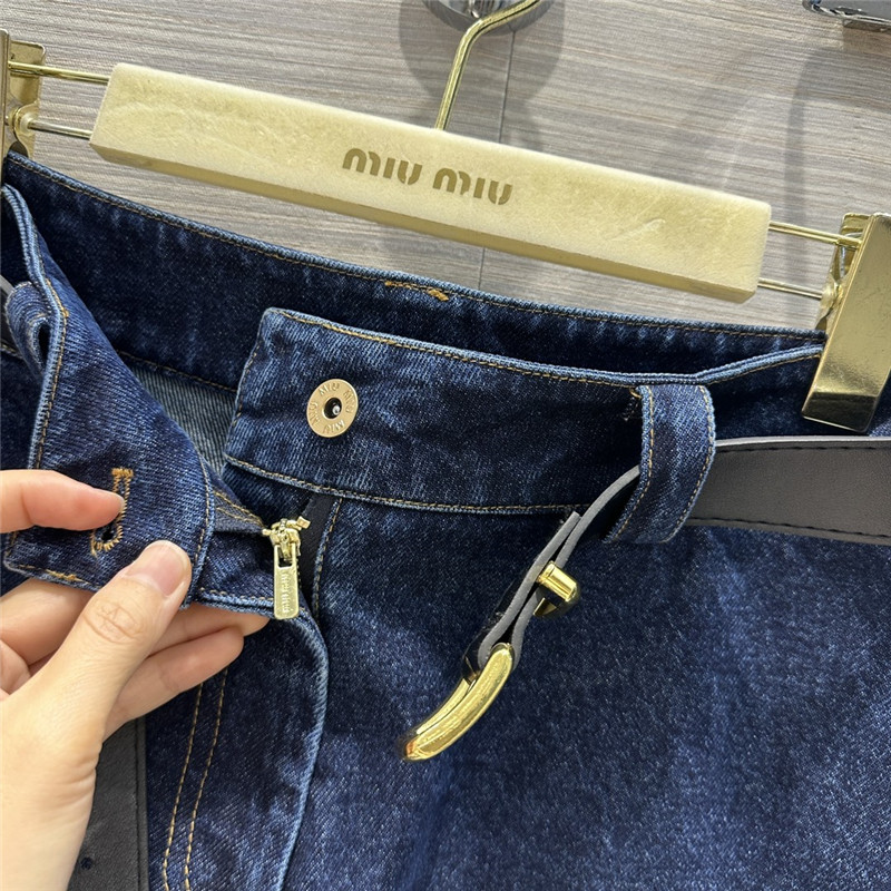 M1um1u ultra short mini denim shorts replica d&g clothing
