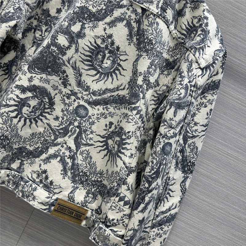 D10r mid-high waist denim jacket replica designer clothes