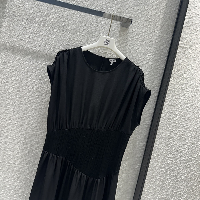 L0ew* acetate patchwork dress replica d&g clothing
