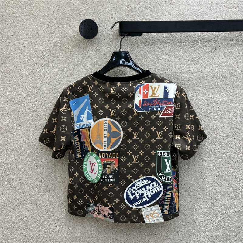 l0vis Vvtt0n lv printed short-sleeved t-shirt replica d&g clothing
