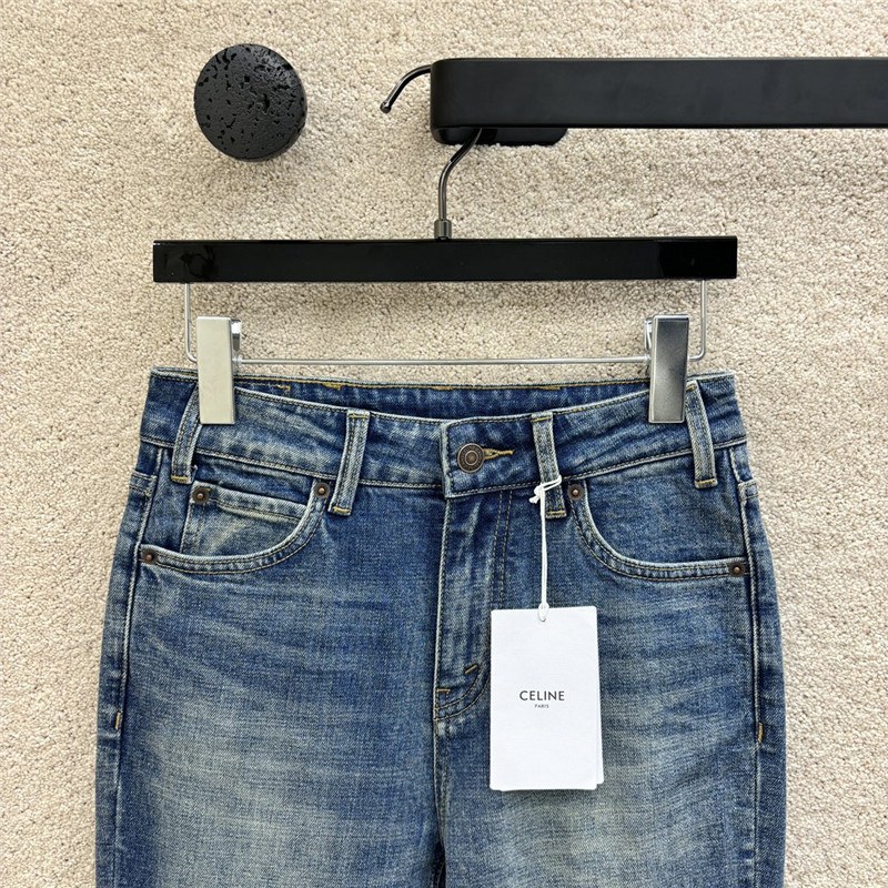 Ce1i*e vintage washed jeans replica d&g clothing