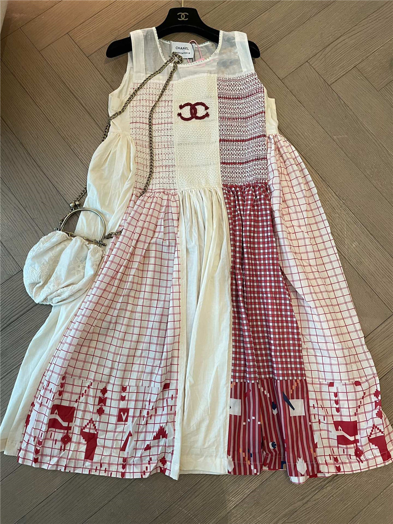 Ch**el new sleeveless dress replica clothes