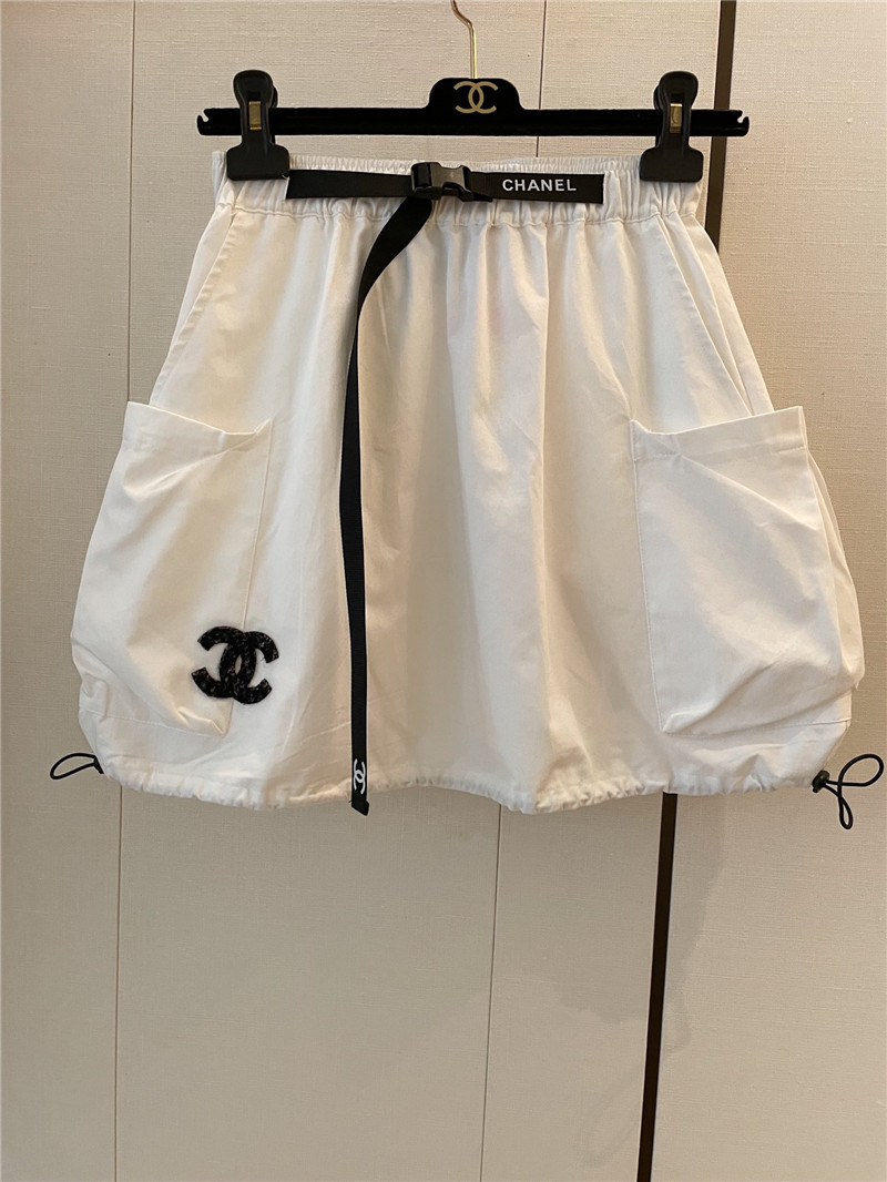 Ch**el french large pocket skirt replica d&g clothing