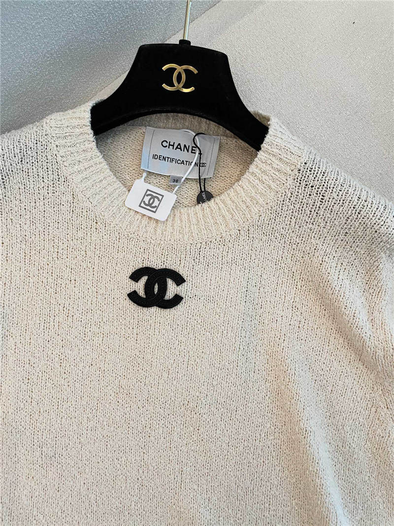Ch**el mid-century short-sleeved cheap designer replica clothes