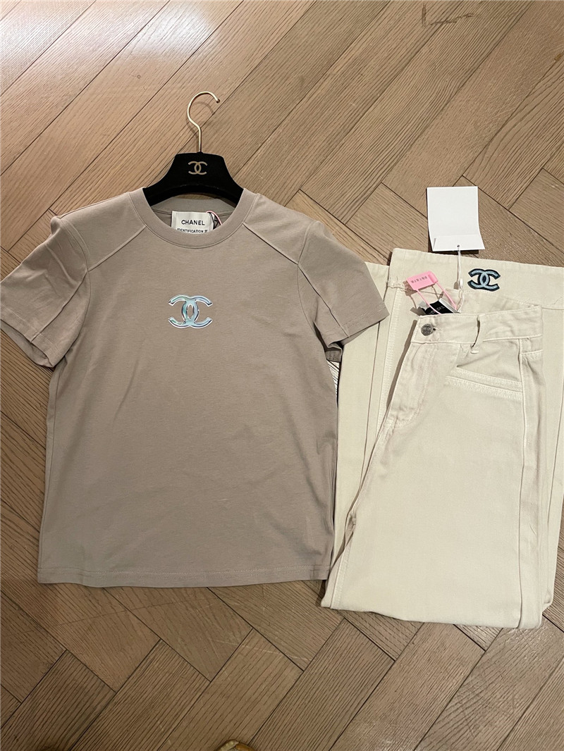 Ch**el loose fit short sleeves cheap replica designer clothes