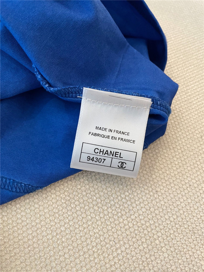 Ch**el foam fried short-sleeved replica clothes