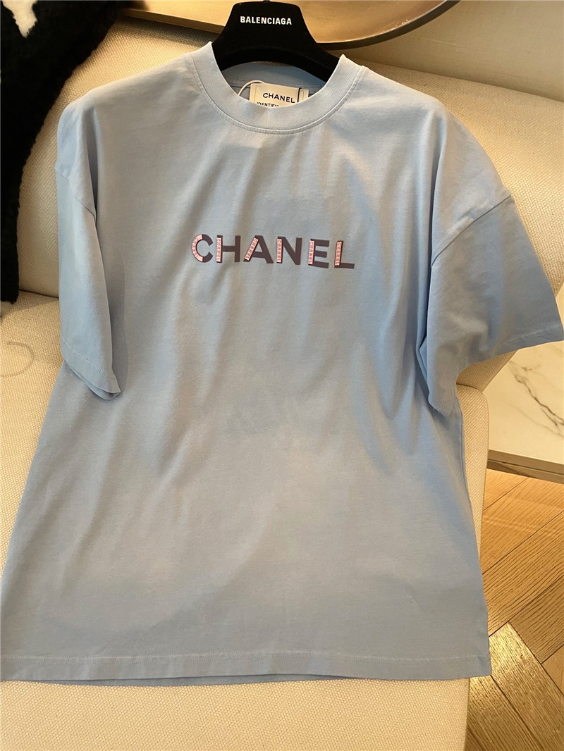 Ch**el loose fit short sleeve replica designer clothes