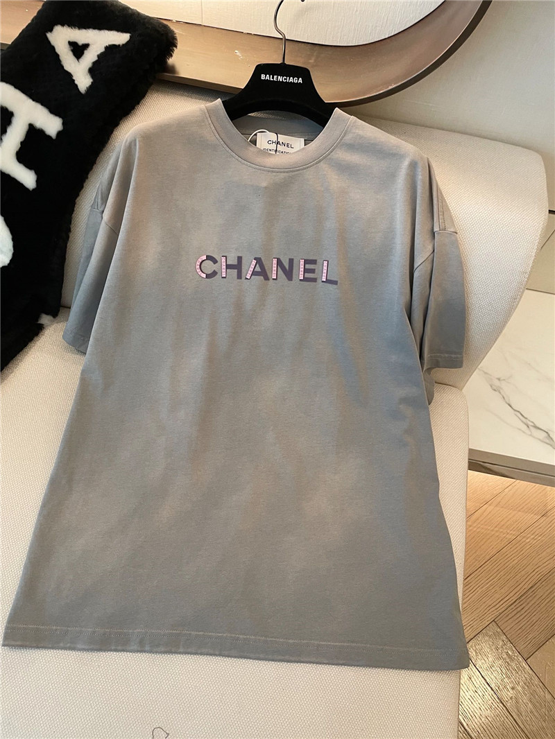 Ch**el loose fit short sleeve replica designer clothes