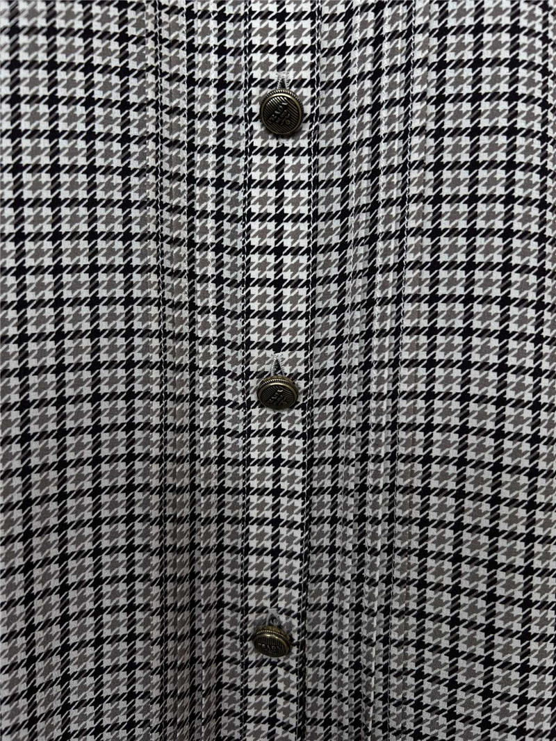 Pra*a silk ribbon shirt cheap replica designer clothes