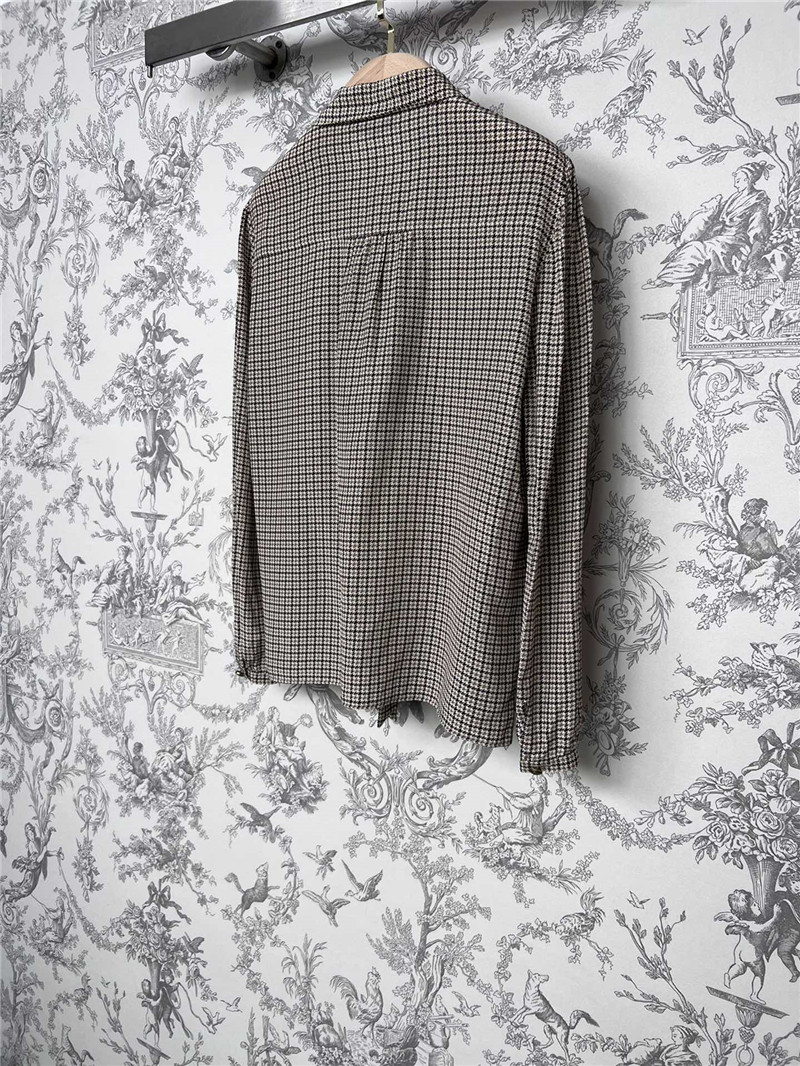 Pra*a silk ribbon shirt cheap replica designer clothes