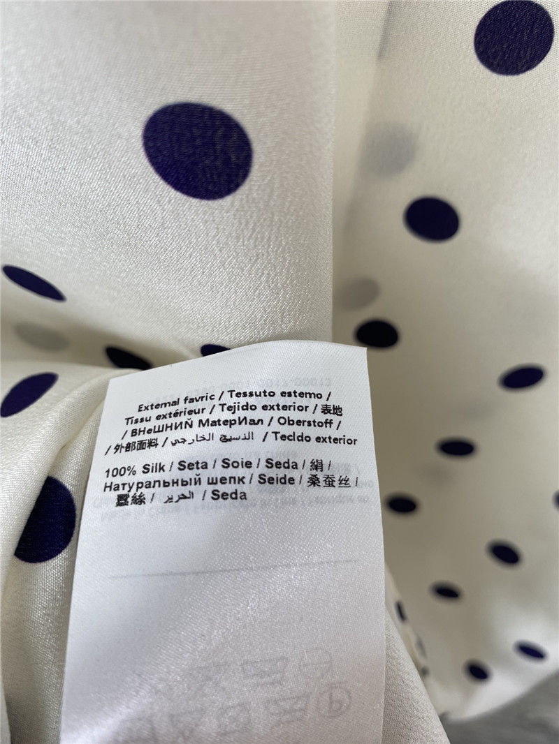 Va1e*ntin0 polka dot silk shirt replica d&g clothing