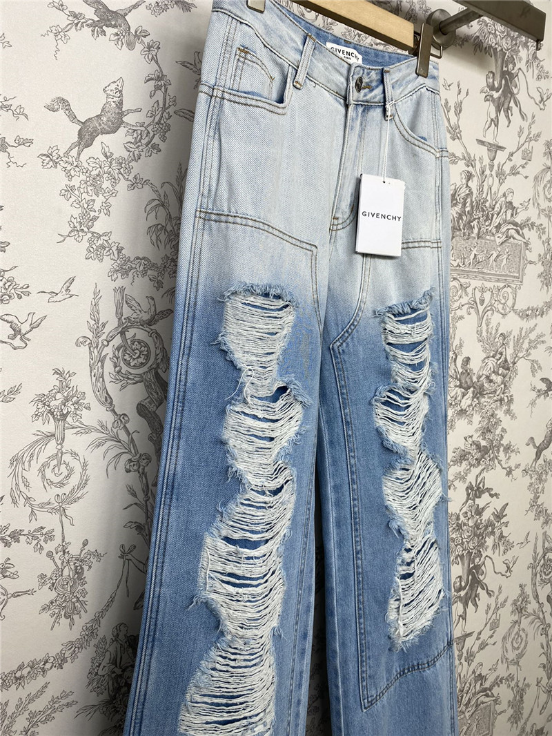 Givenchy new distressed jeans