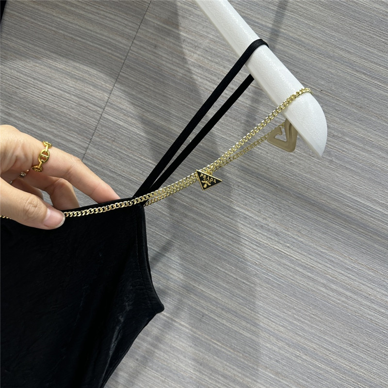 Pra*a acetate fabric suspender skirt replica d&g clothing