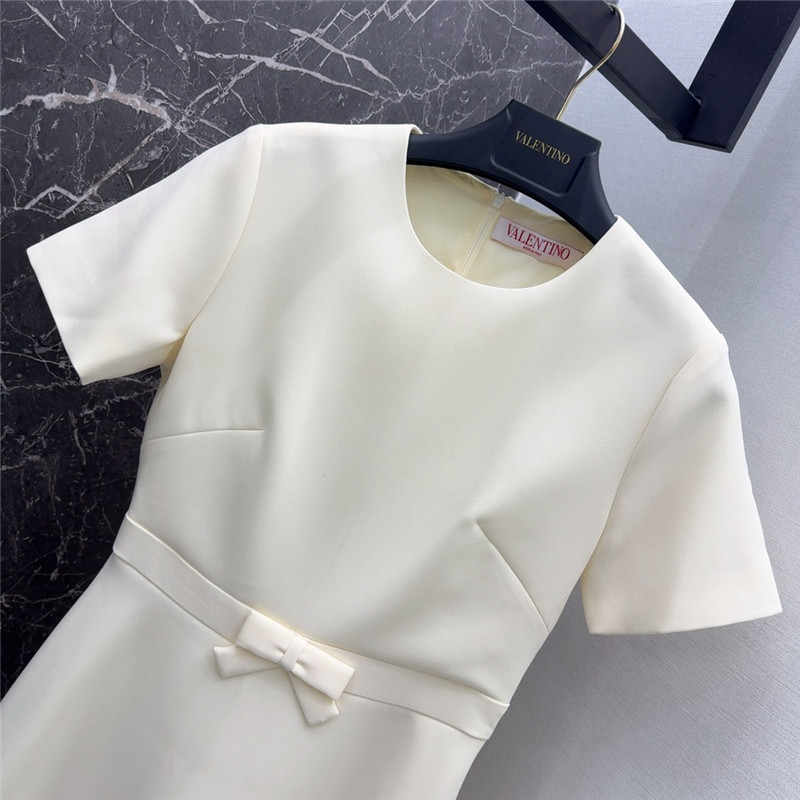 Va1e*ntin0 bow embellished dress cheap replica designer clothes