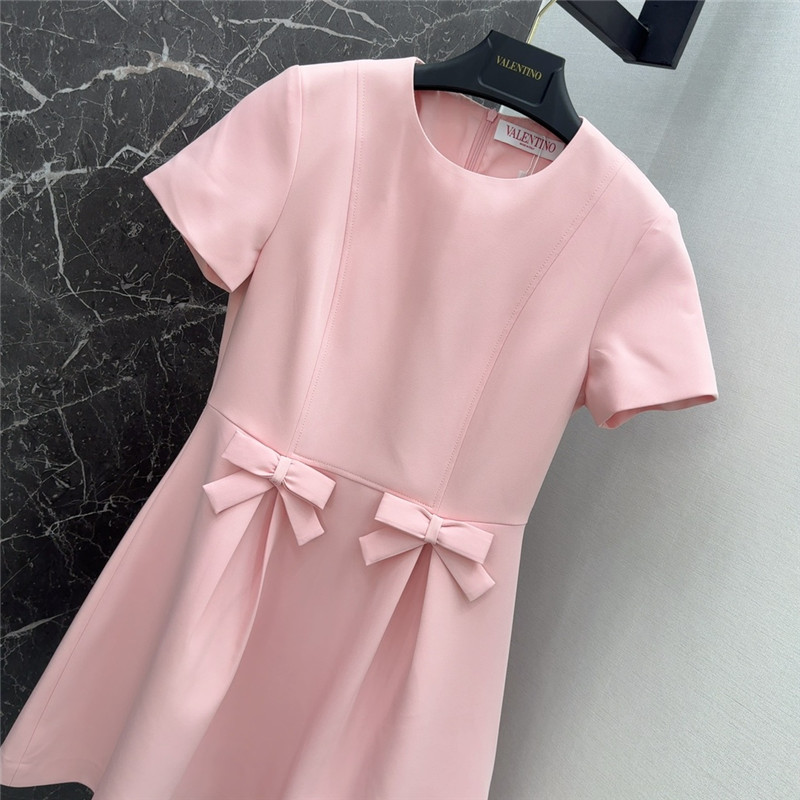 Va1e*ntin0 bow embellished dress cheap replica designer clothes