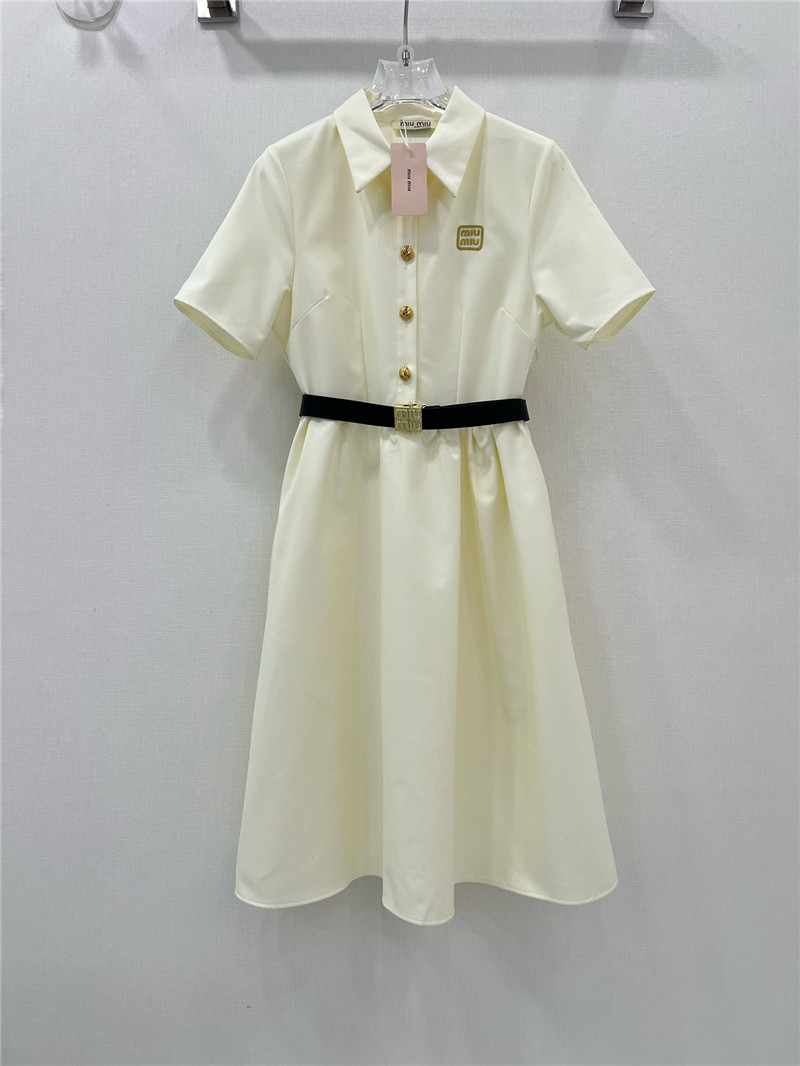 M1um1u new lapel dress replica clothing sites