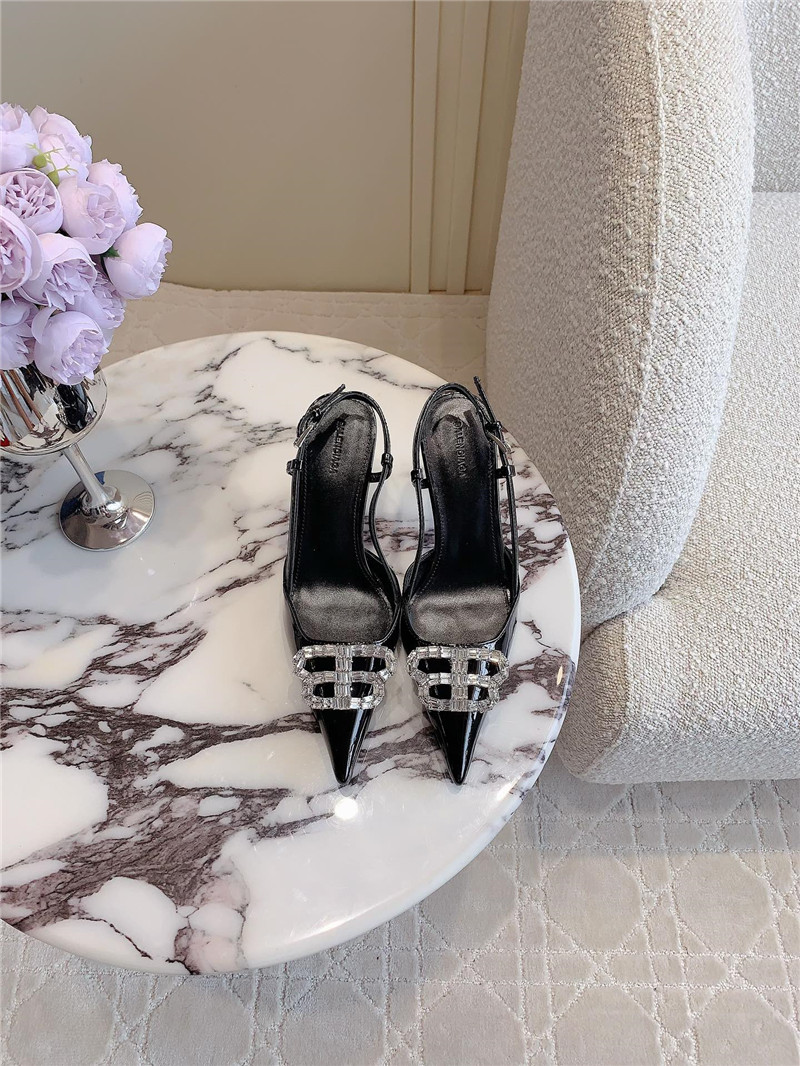 Ba1en*iaga rhinestone high heels best replica shoes website