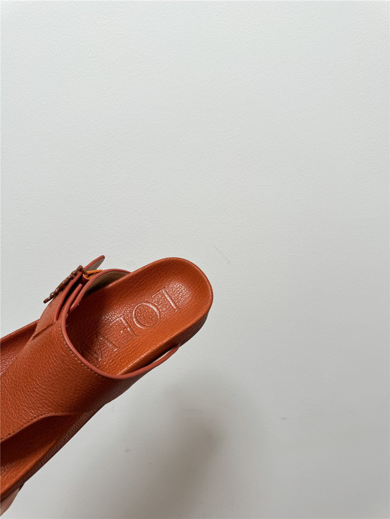 L0ew* new leather slippers for couples