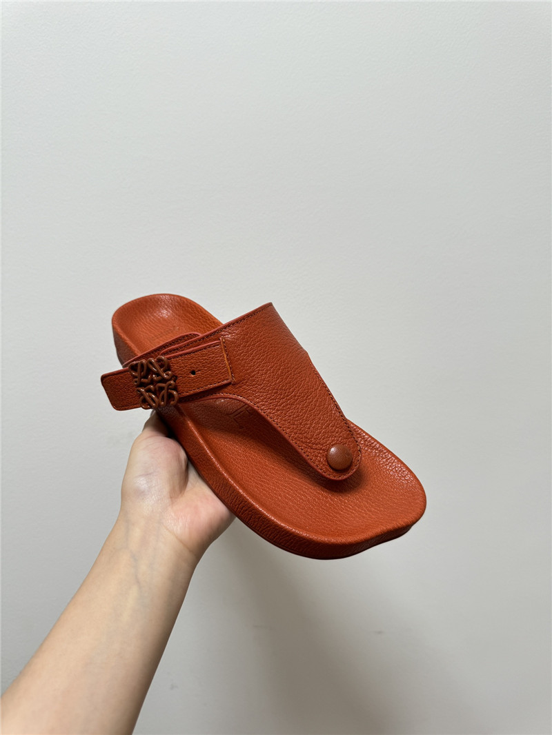 L0ew* new leather slippers for couples