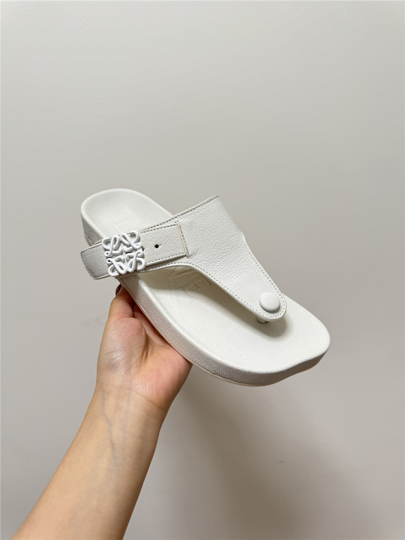 L0ew* new leather slippers for couples