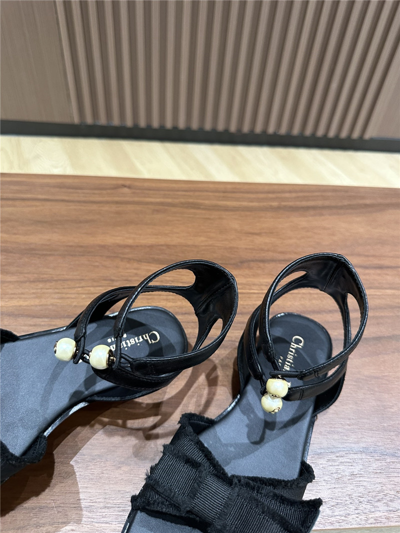 D10r new embroidered sandals replica shoes