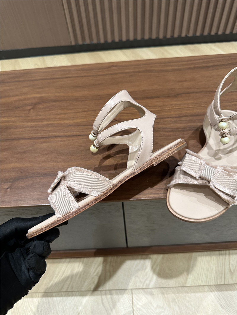 D10r new embroidered sandals replica shoes