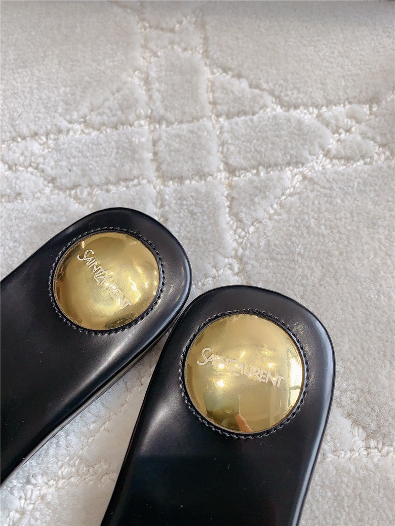 y51 pointed toe hollow kitten heel shoes Marg*e1a replica shoes