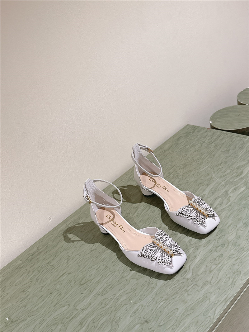 D10r electric embroidery high heels replica designer shoes