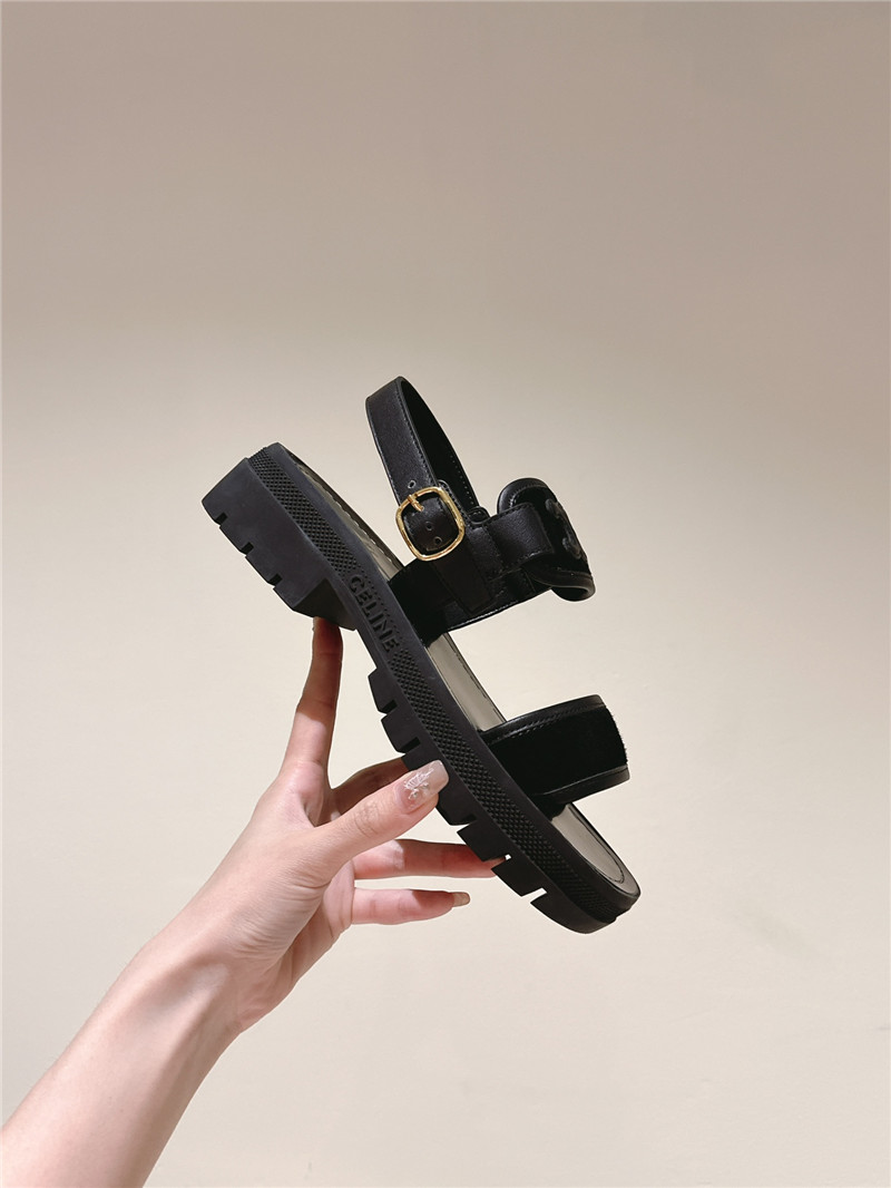 Ce1i*e flat micro label sandals best replica shoes website
