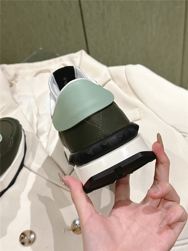 Va1e*ntin0 women’s green sneakers
