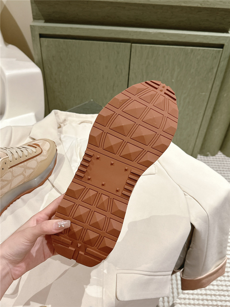 Va1e*ntin0 women’s brown sneakers