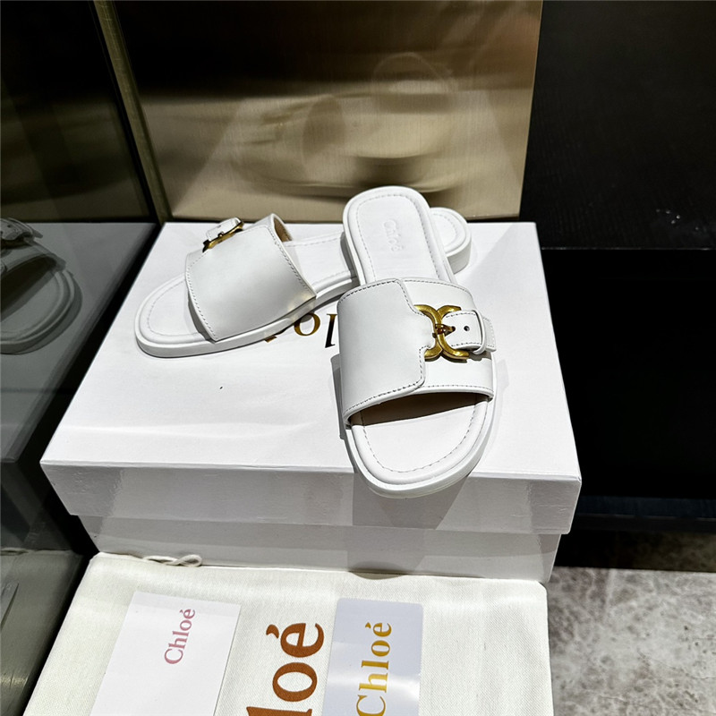 chloé leather slippers ma1s0n Marg*e1a replica shoes
