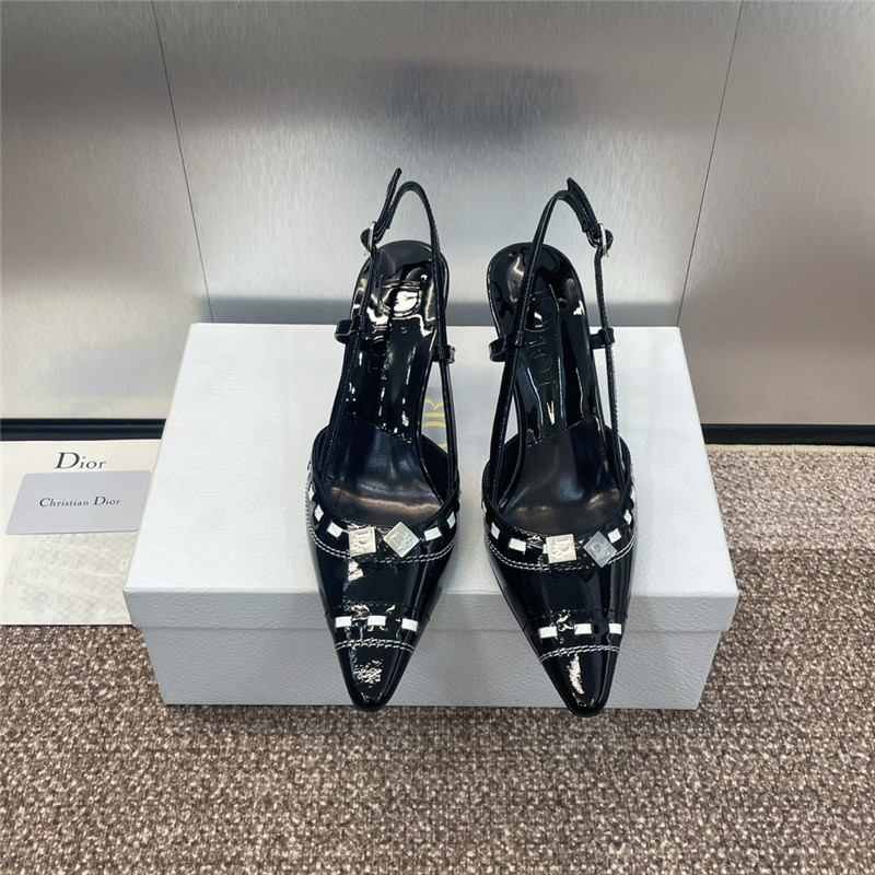 D10r color block mules women’s shoes replica designer shoes